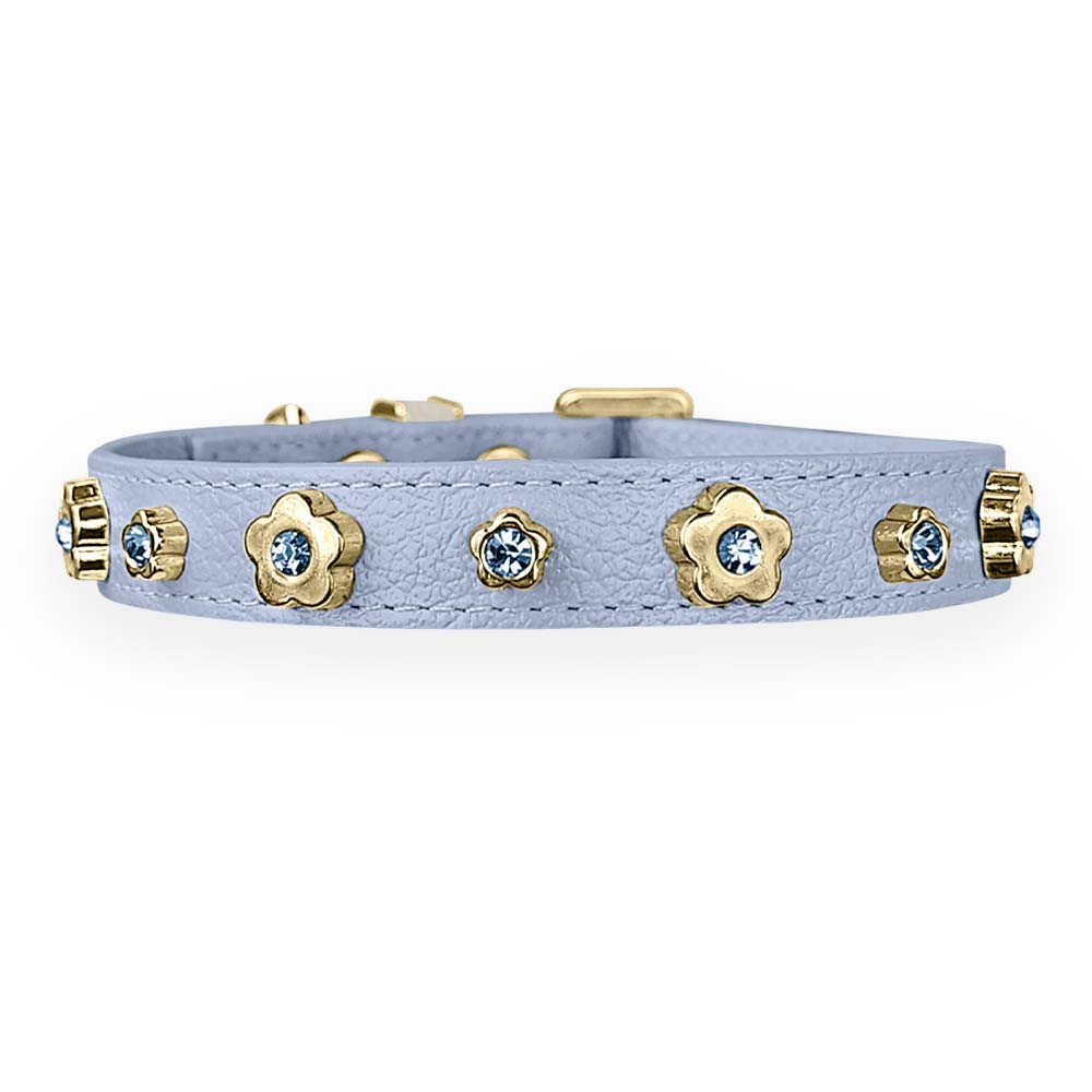 Coleira Personalizada para Cachorro com Flor | Kylie