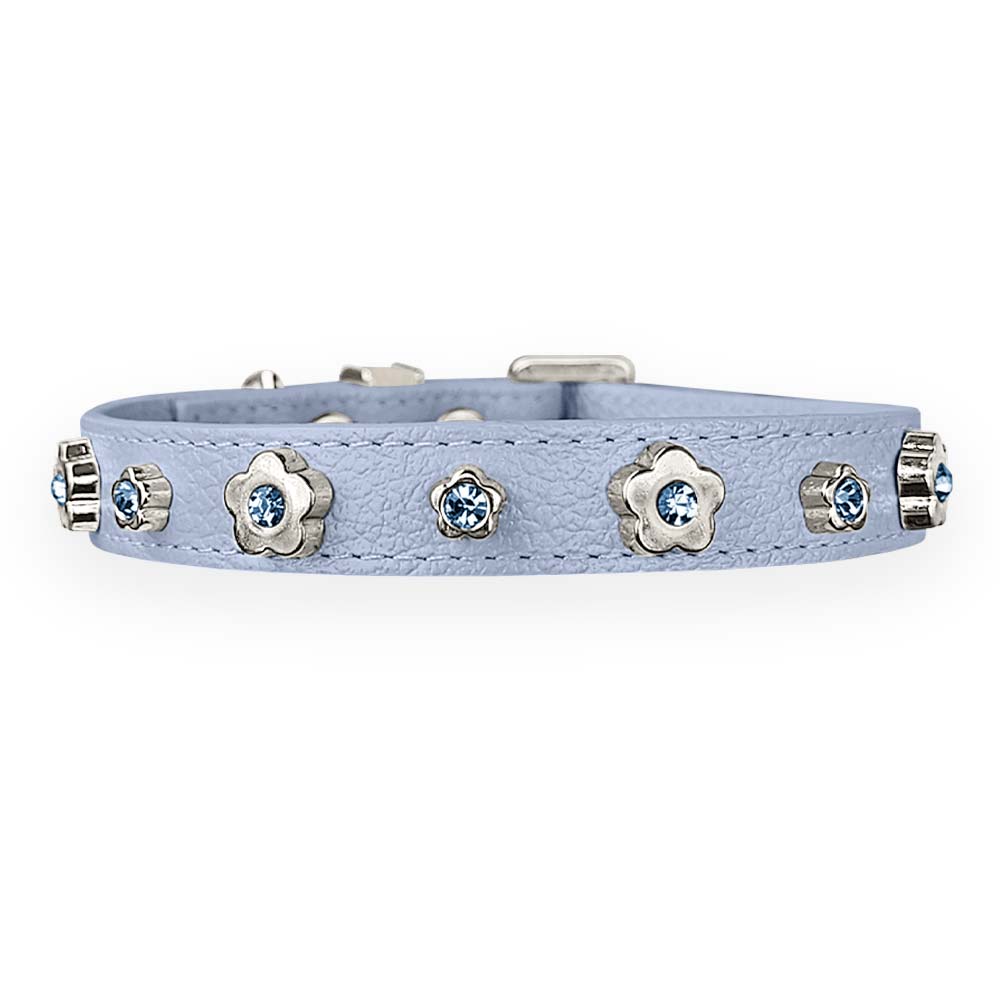 Coleira Personalizada para Cachorro com Flor | Kylie