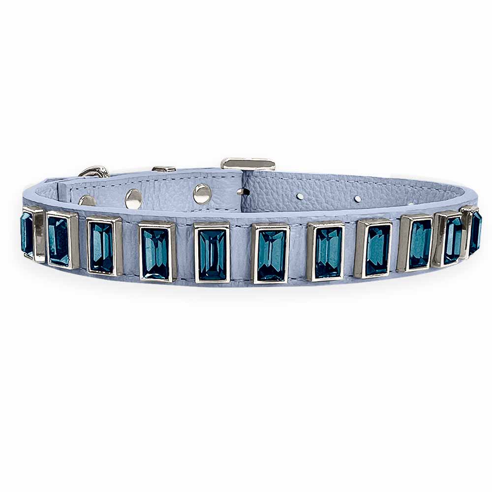 Coleira Personalizada para Cachorro com Strass | Ivy