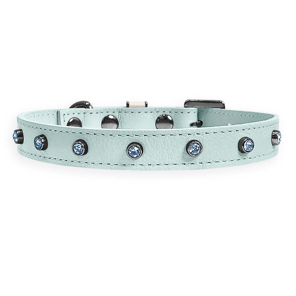 Coleira Personalizada para Cachorro com Strass | Alice