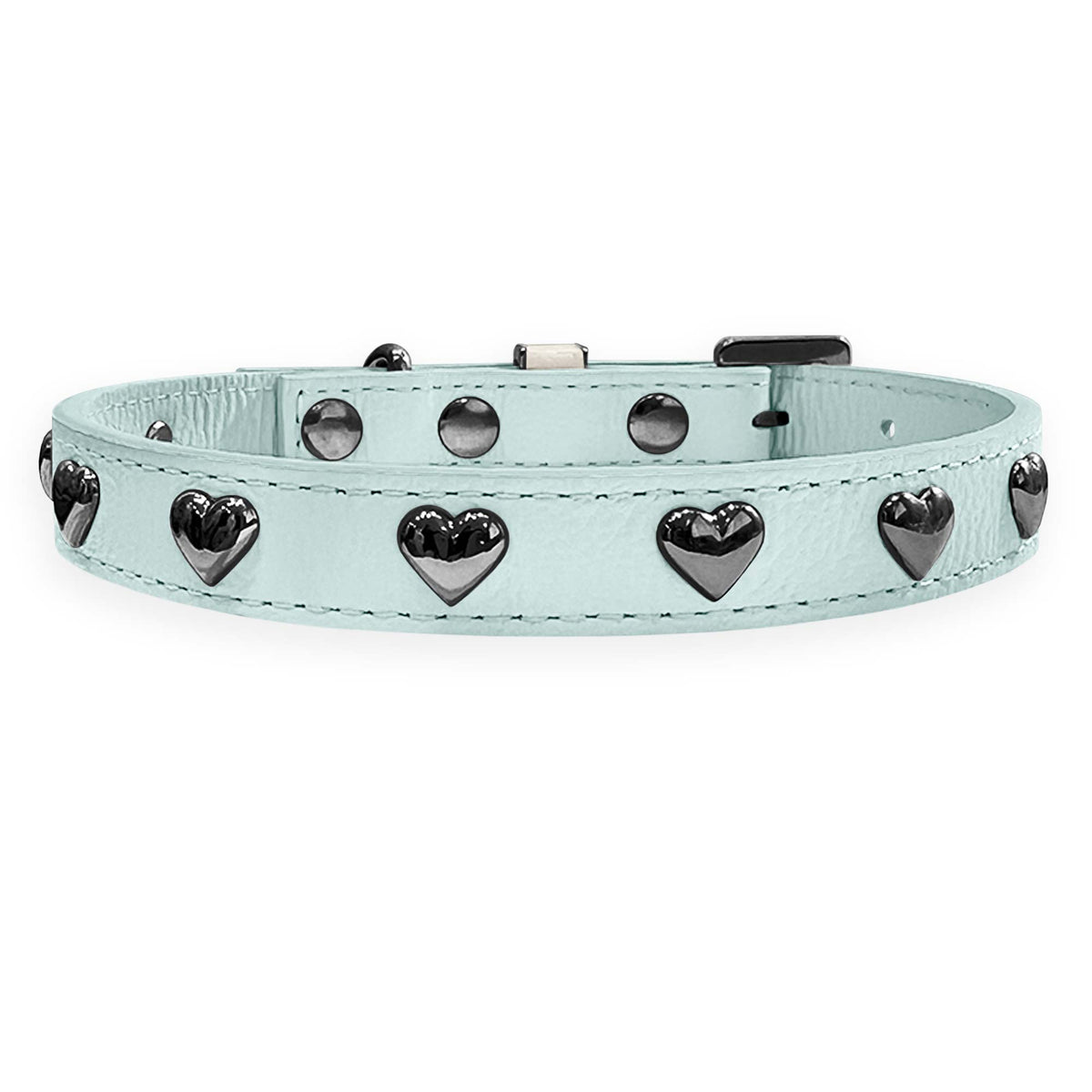 Coleira Personalizada para Cachorro com Corações | Stella