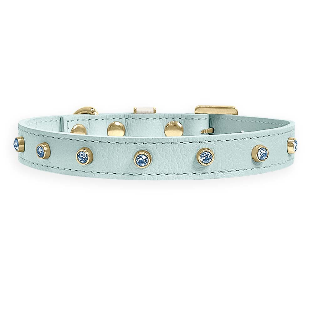 Coleira Personalizada para Cachorro com Strass | Alice
