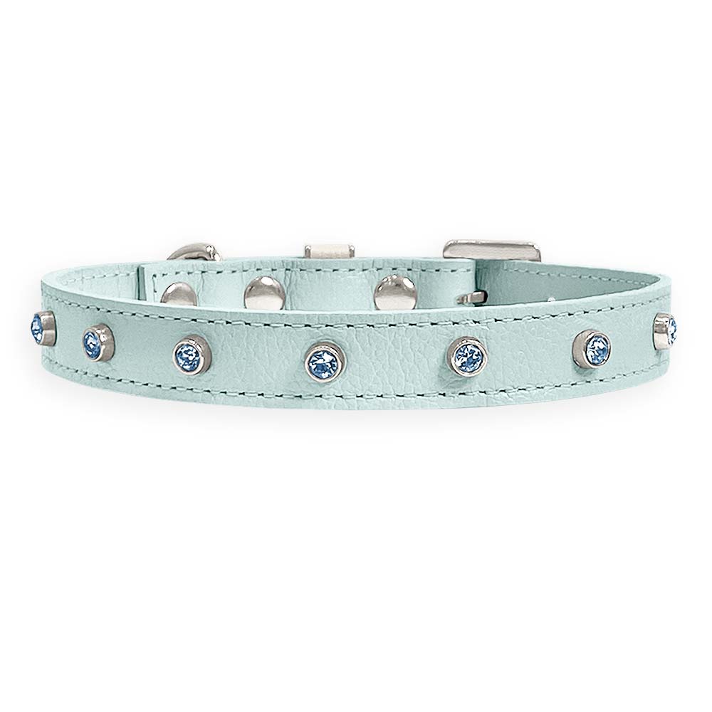 Coleira Personalizada para Cachorro com Strass | Alice