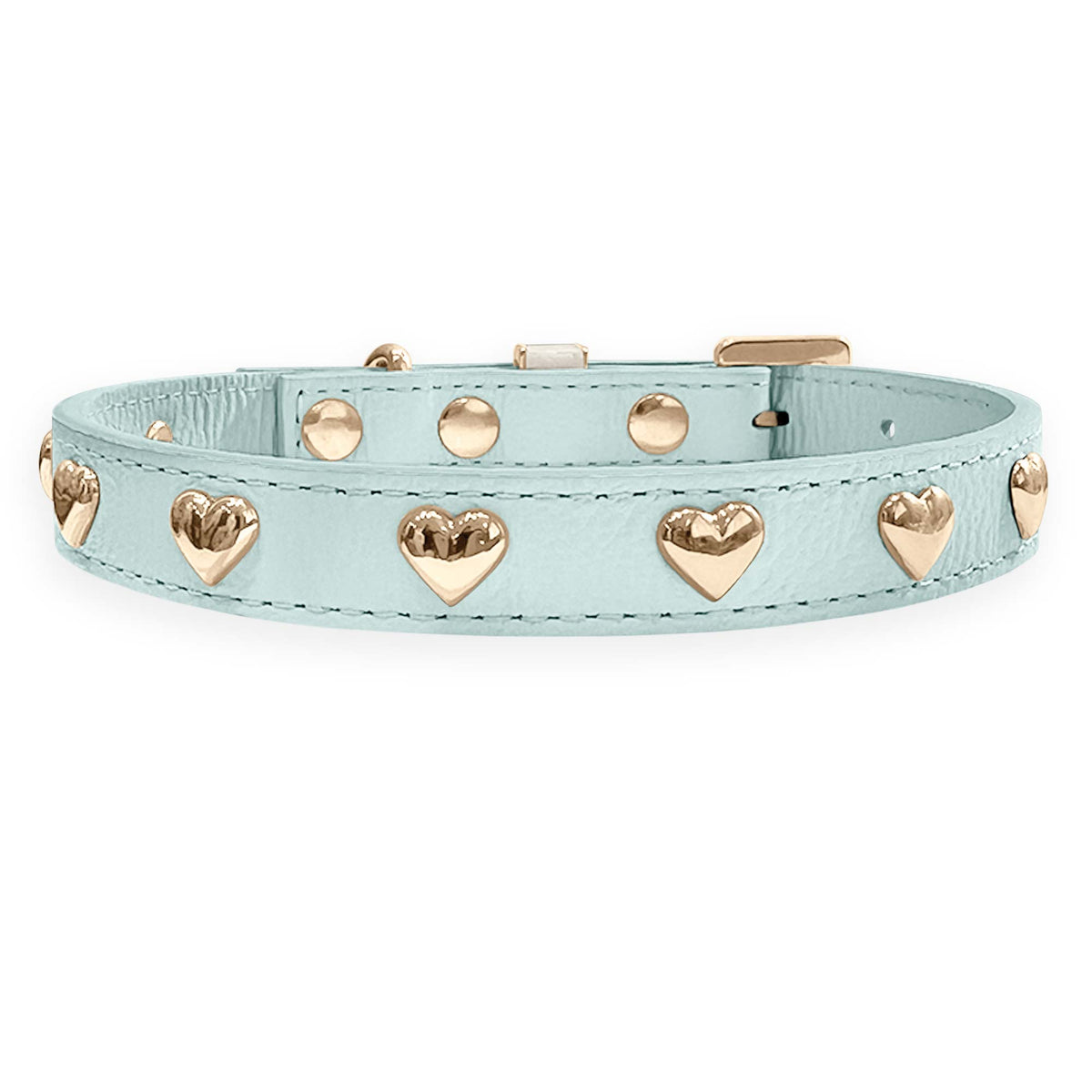 Coleira Personalizada para Cachorro com Corações | Stella