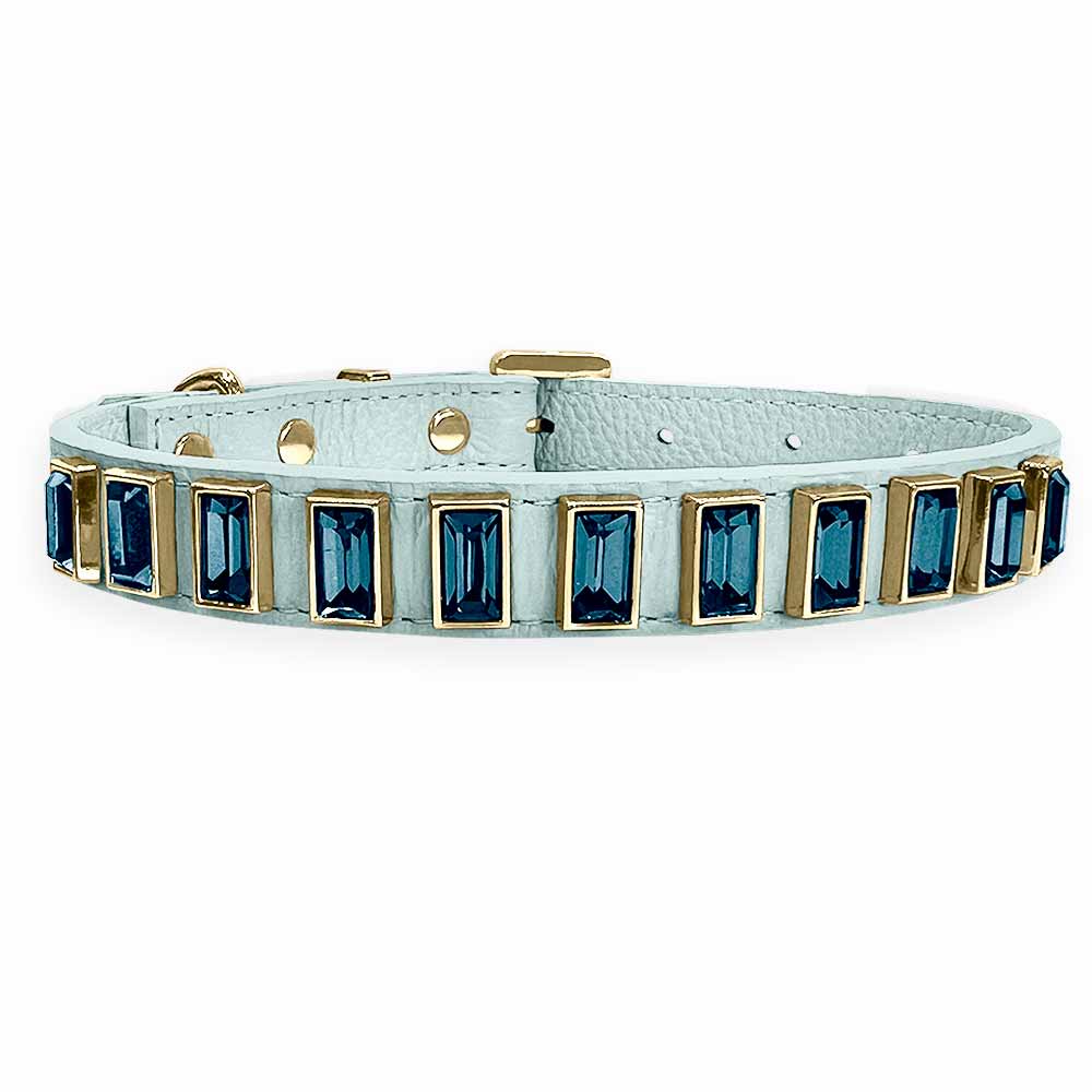 Coleira Personalizada para Cachorro com Strass | Ivy