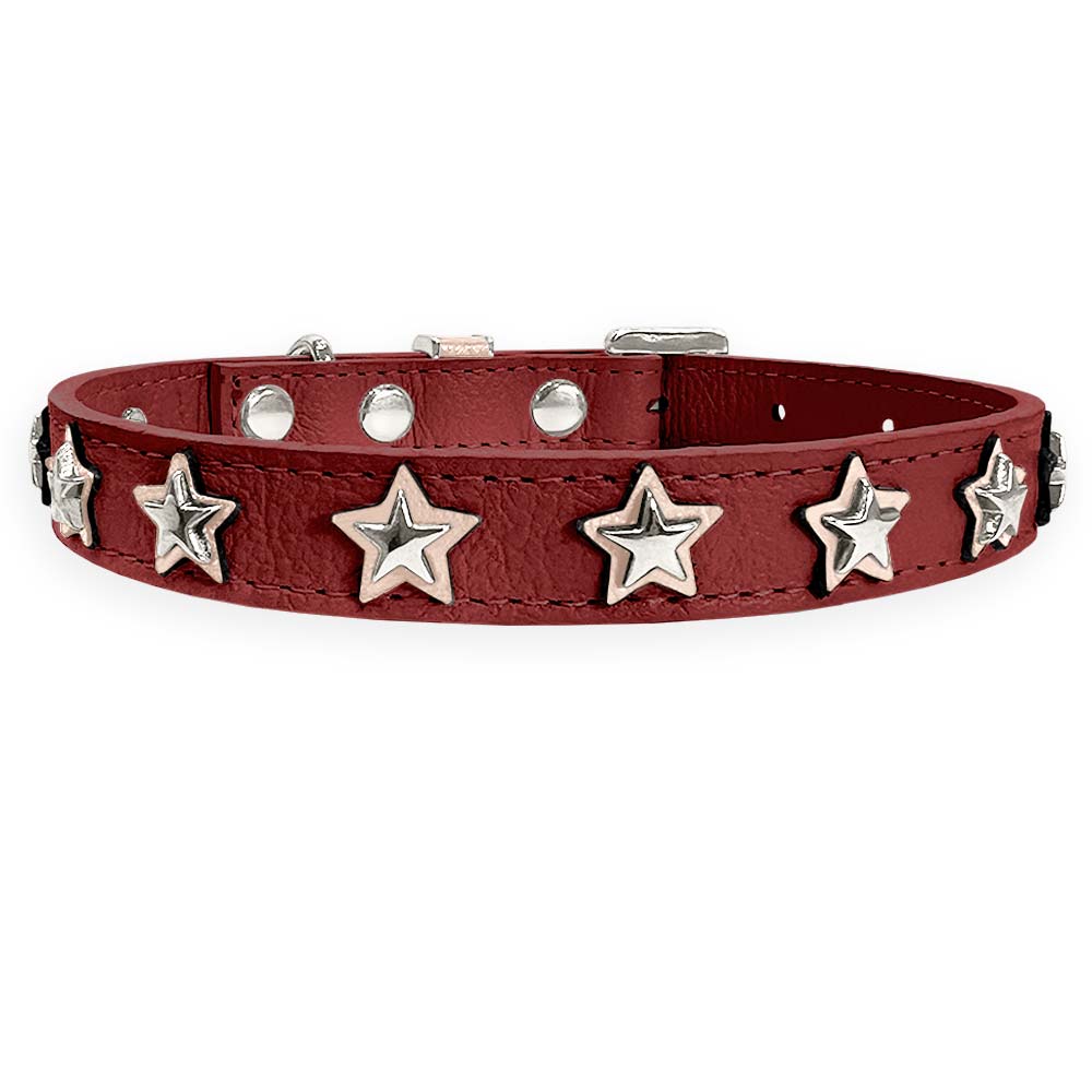 Coleira Personalizada para Cachorro com Estrelas | Órion