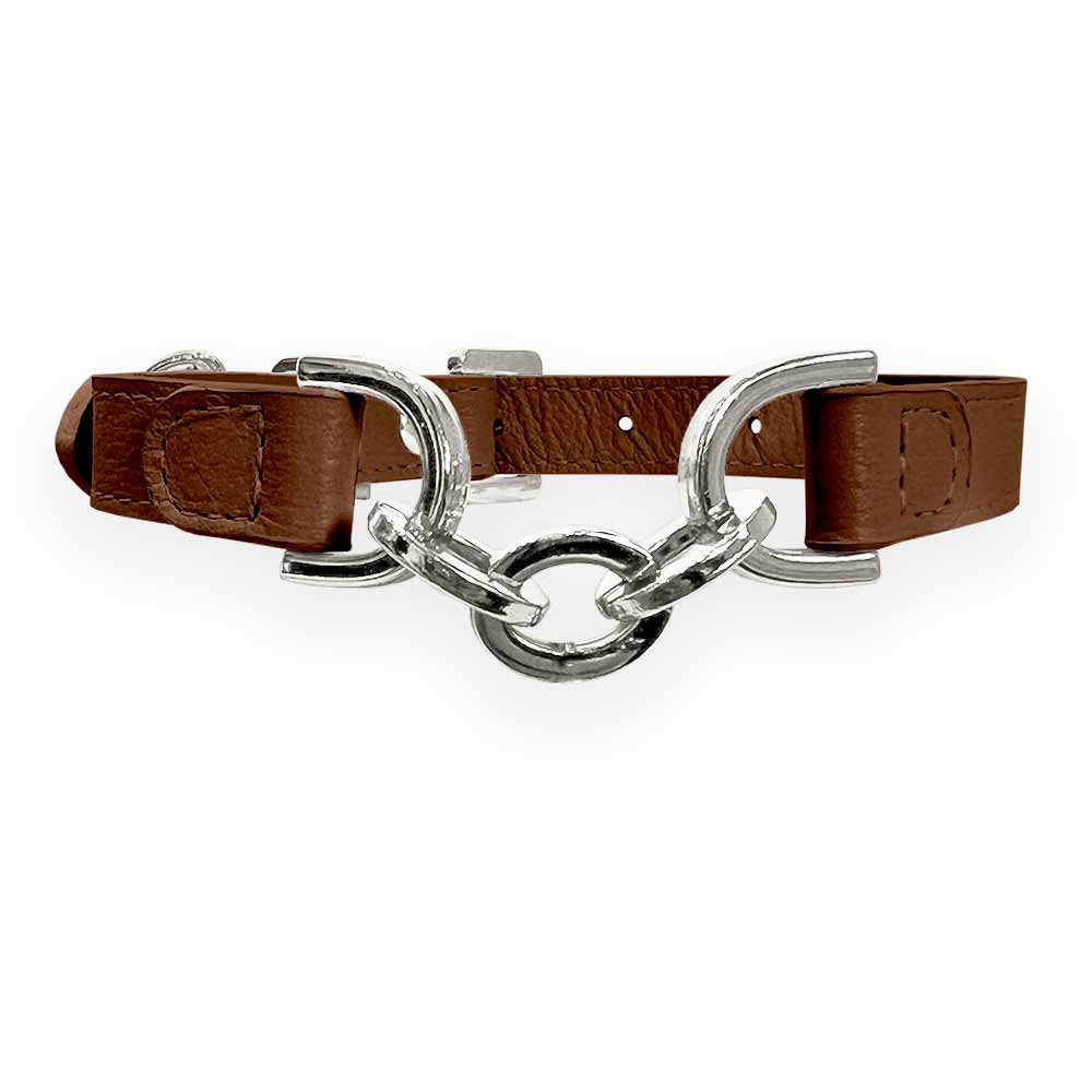 Coleira Personalizada para Cachorro com Corrente | Julie