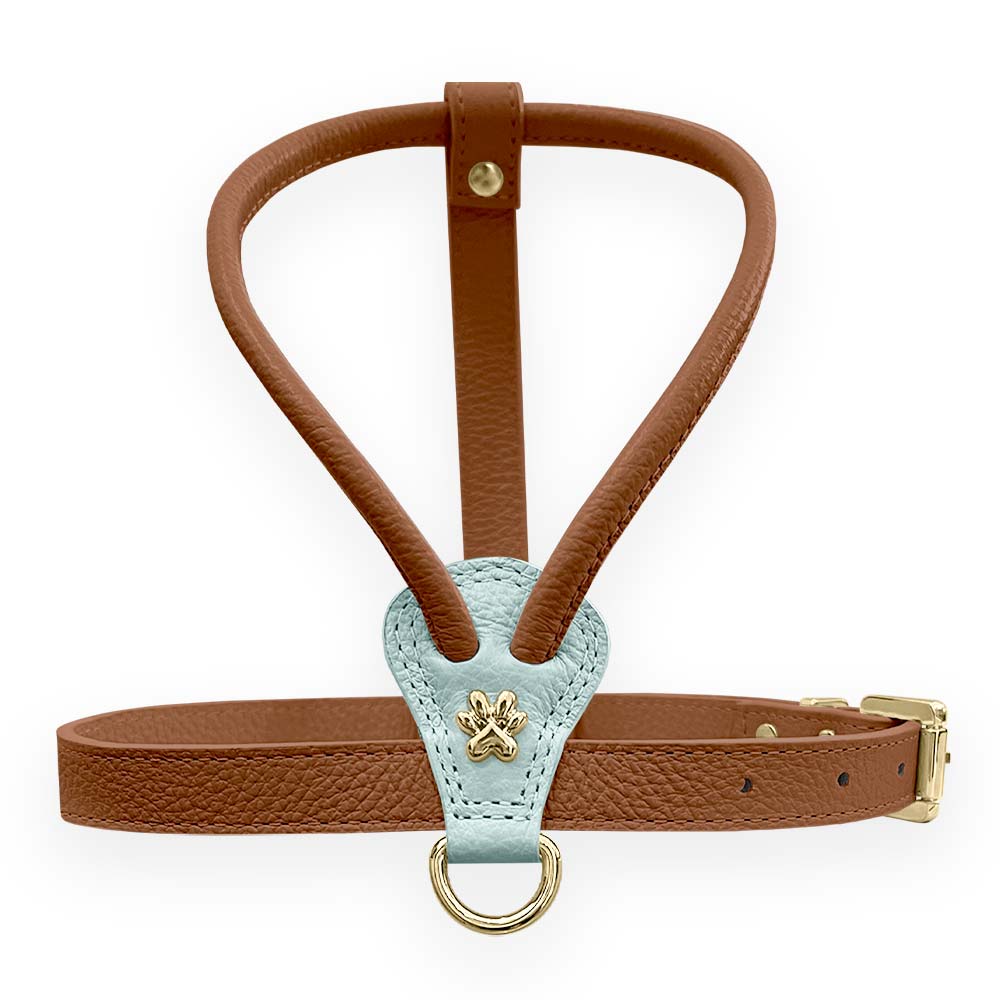 Peitoral de couro para gatos Diana