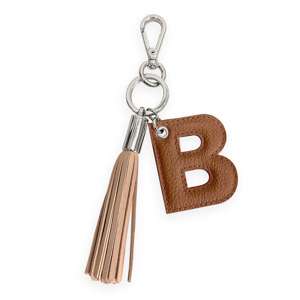 Chaveiro de Couro Personalizado com Inicial | Bia