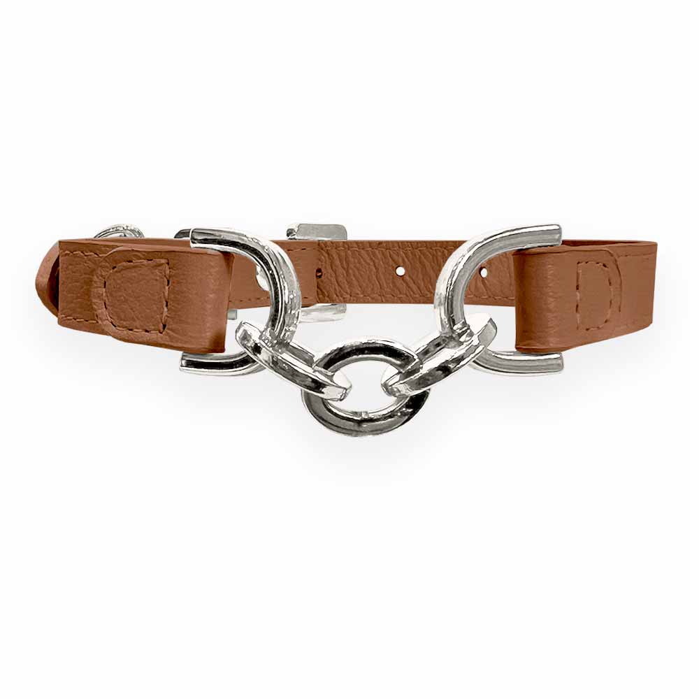 Coleira Personalizada para Cachorro com Corrente | Julie