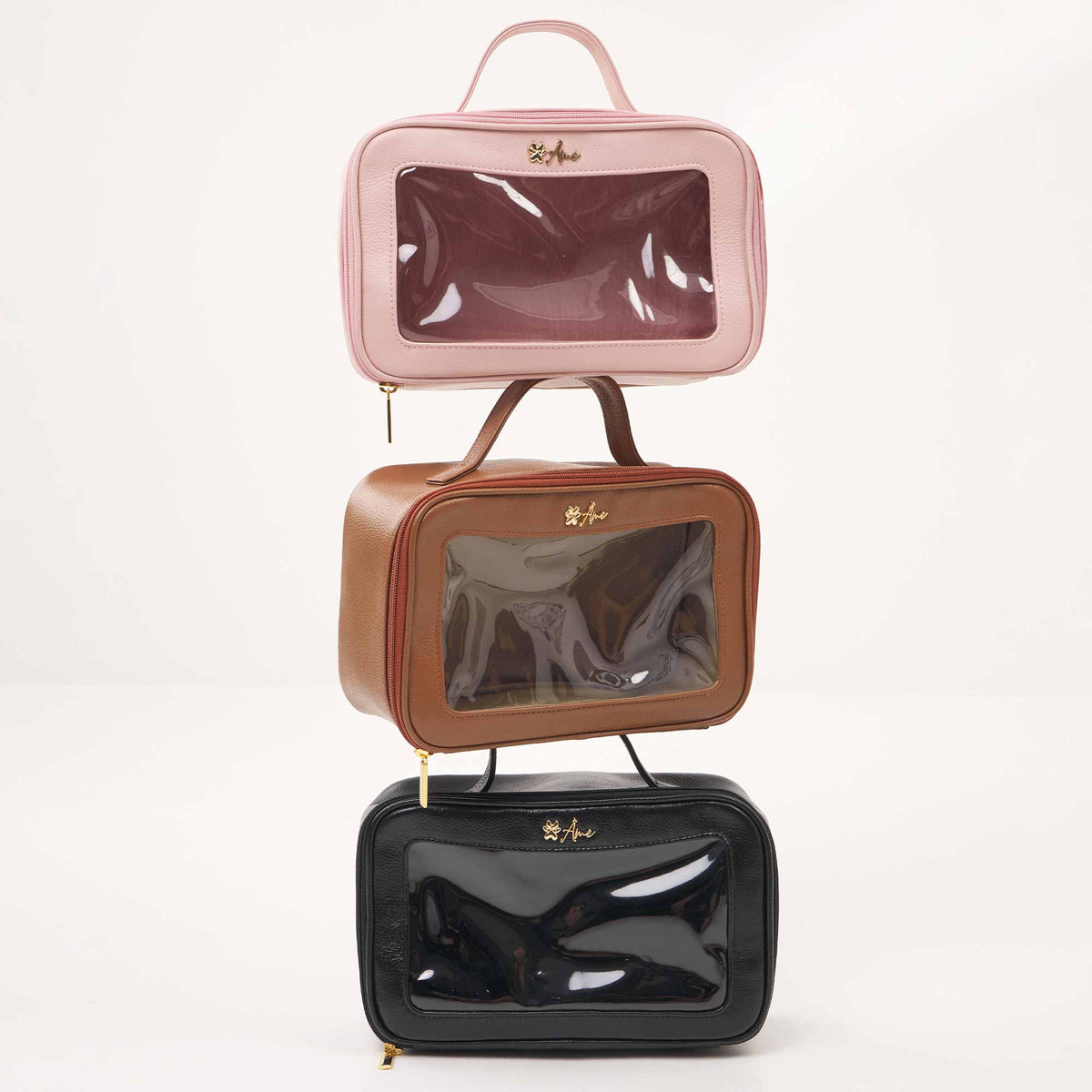 Necessaire de Couro Legítimo com Visor | Artesanal