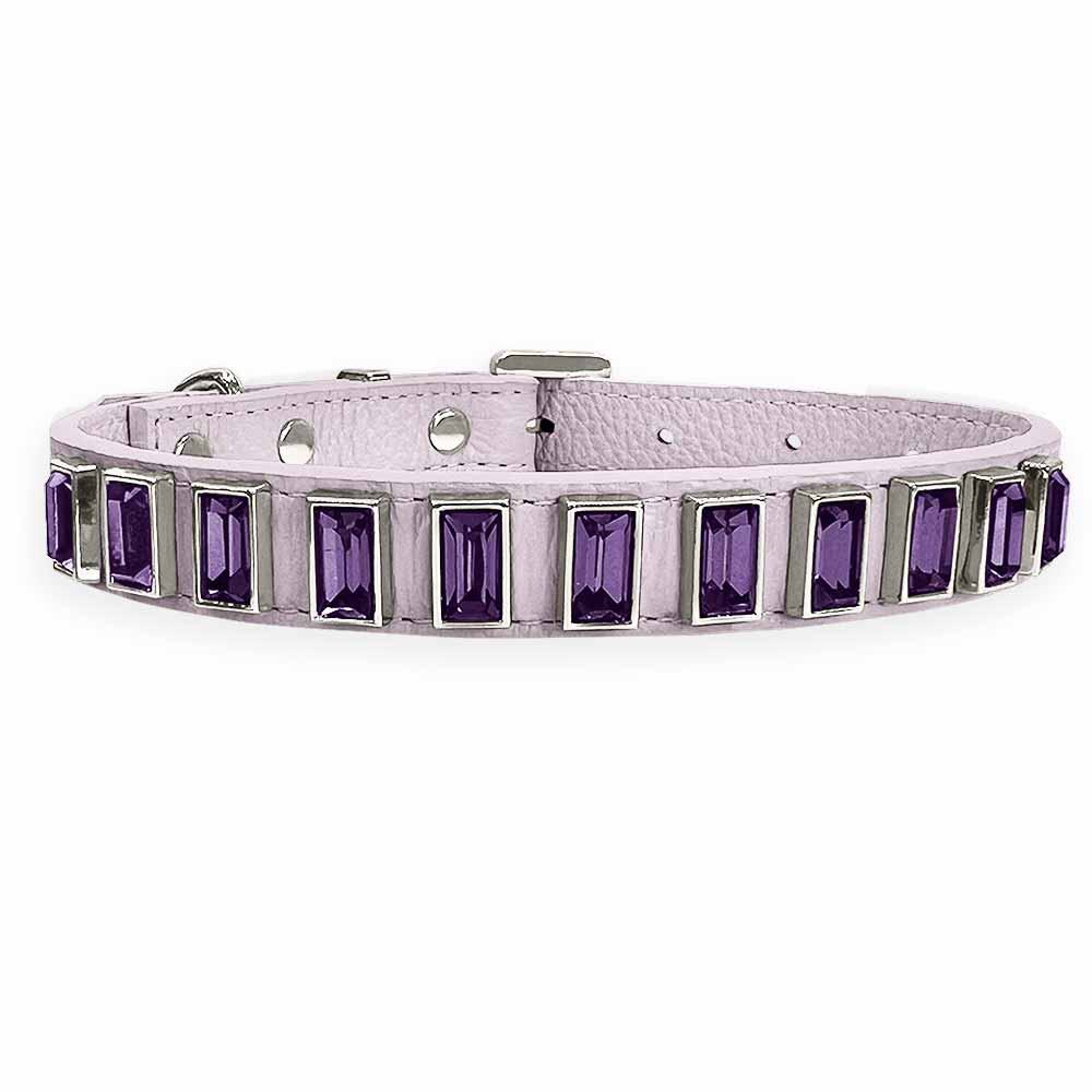 Coleira Personalizada para Cachorro com Strass | Ivy