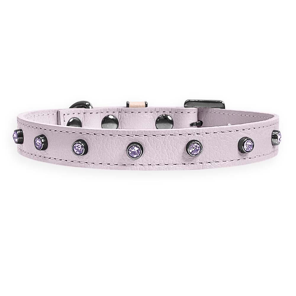 Coleira Personalizada para Cachorro com Strass | Alice