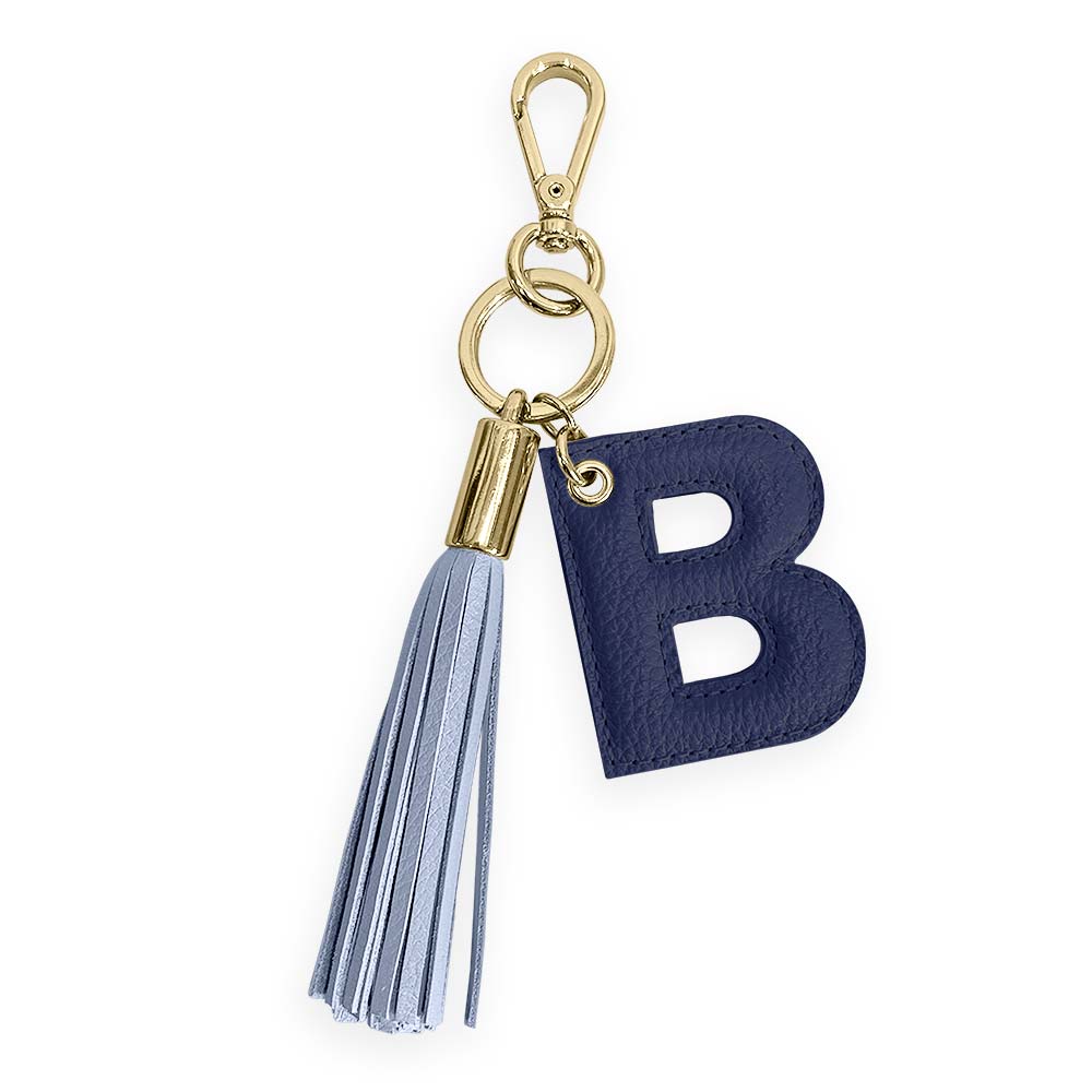 Chaveiro de Couro Personalizado com Inicial | Bia