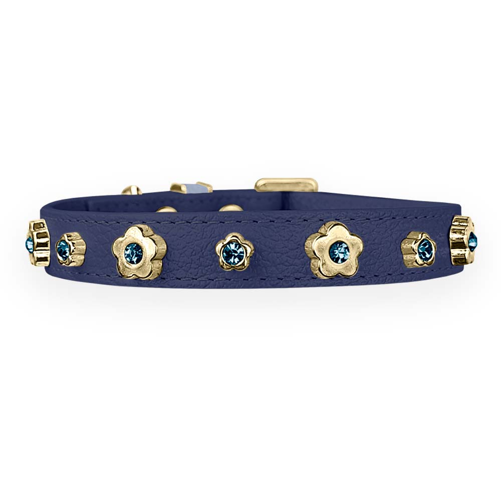 Coleira Personalizada para Cachorro com Flor | Kylie