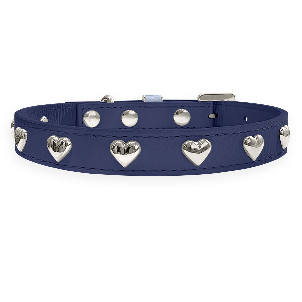 Coleira Personalizada para Cachorro com Corações | Stella