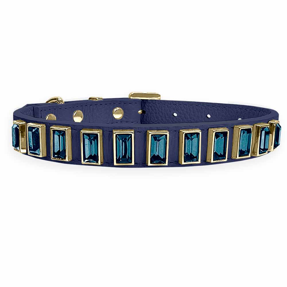 Coleira Personalizada para Cachorro com Strass | Ivy