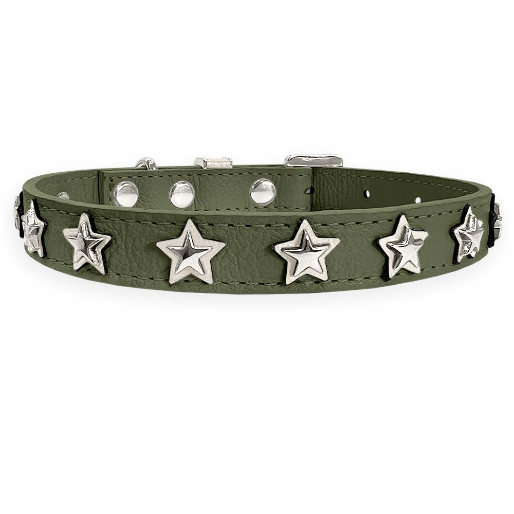 Coleira Personalizada para Cachorro com Estrelas | Órion