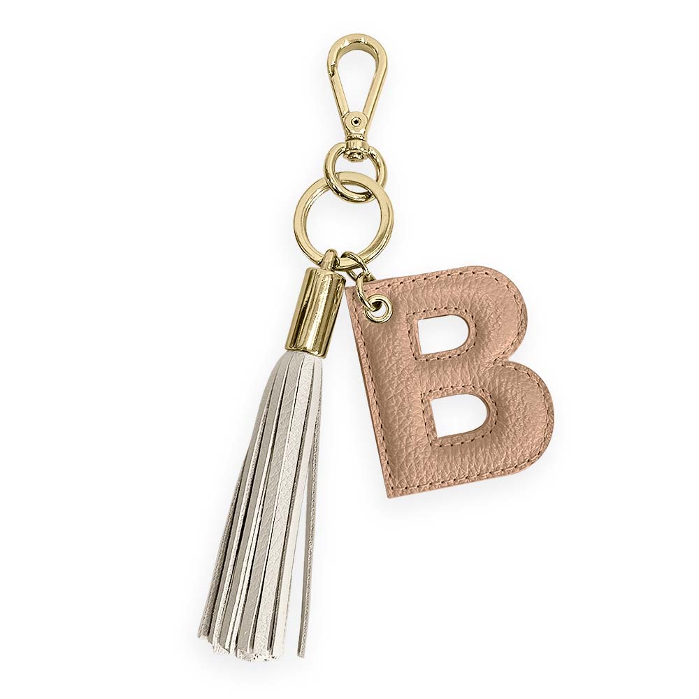 Chaveiro de Couro Personalizado com Inicial | Bia