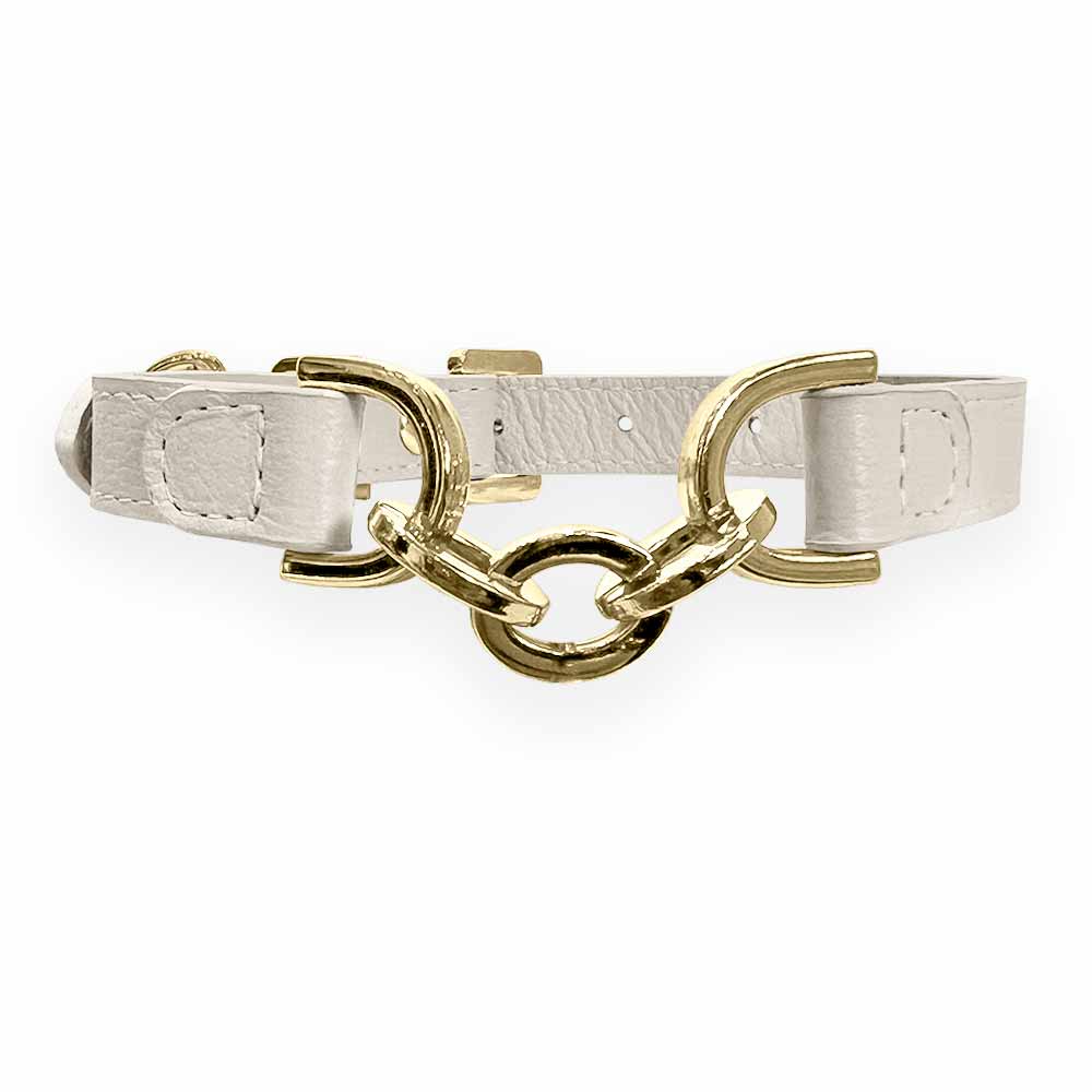 Coleira Personalizada para Cachorro com Corrente | Julie