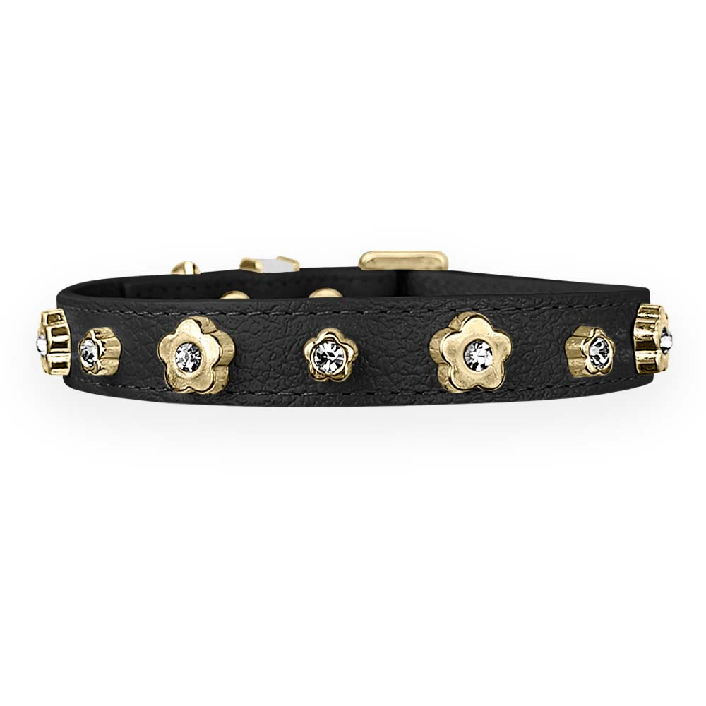 Coleira Personalizada para Cachorro com Flor | Kylie