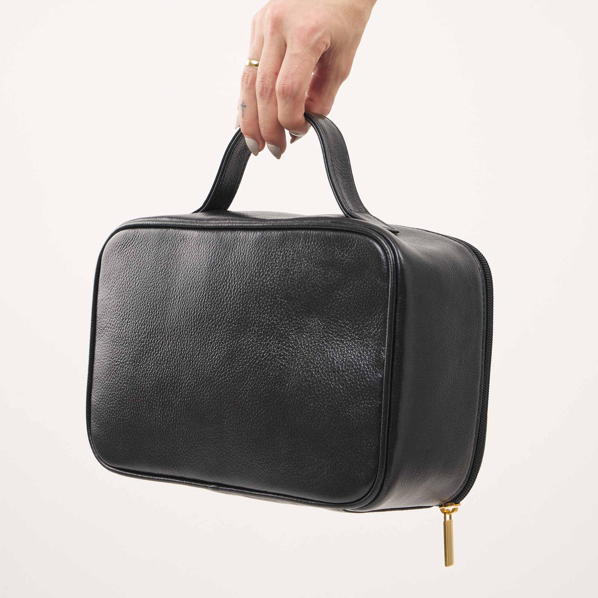 Necessaire de Couro Legítimo com Visor | Artesanal