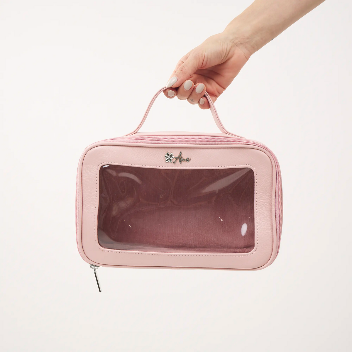 Necessaire de Couro Legítimo com Visor | Artesanal