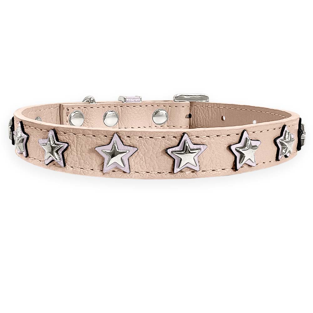 Coleira Personalizada para Cachorro com Estrelas | Órion