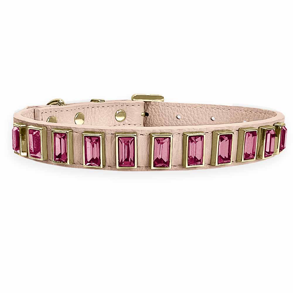 Coleira Personalizada para Cachorro com Strass | Ivy