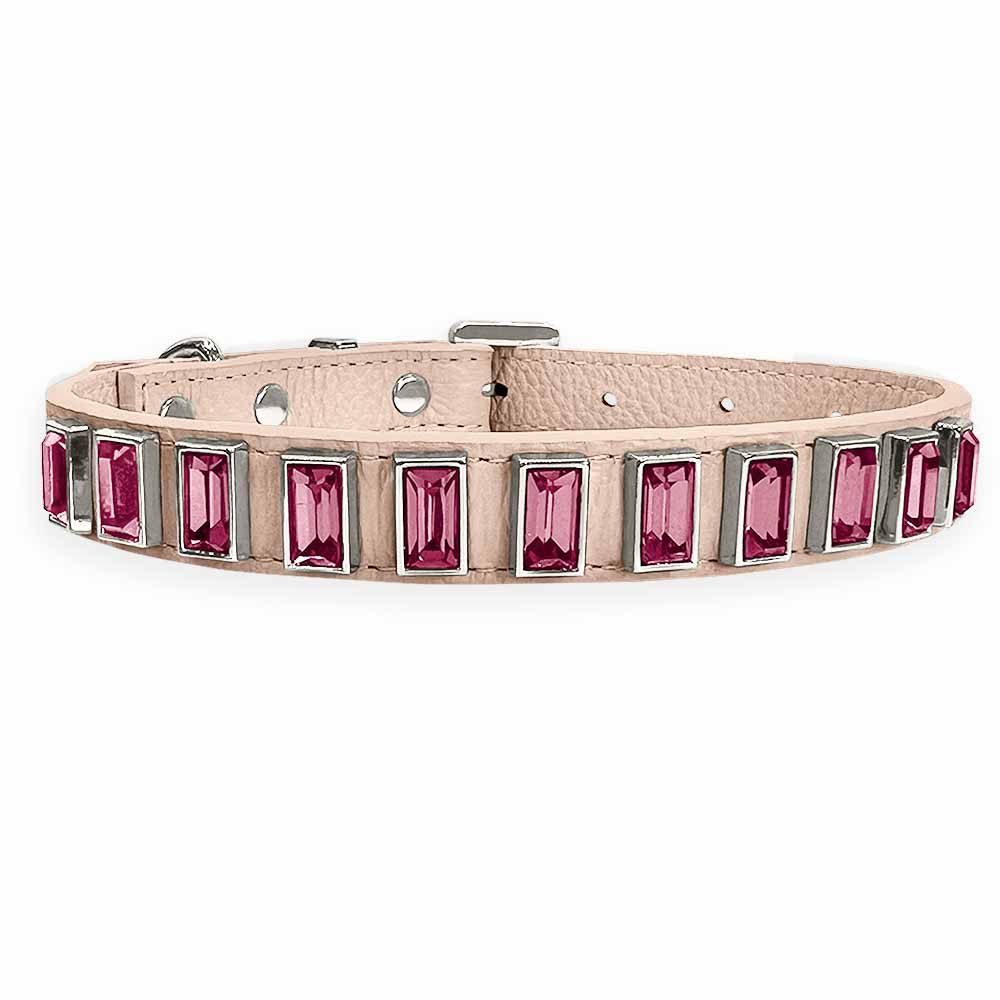 Coleira Personalizada para Cachorro com Strass | Ivy