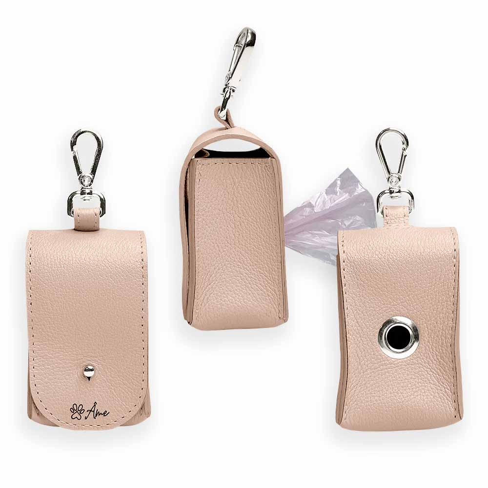 Porta Saquinhos Higiênicos de Couro para Cachorro