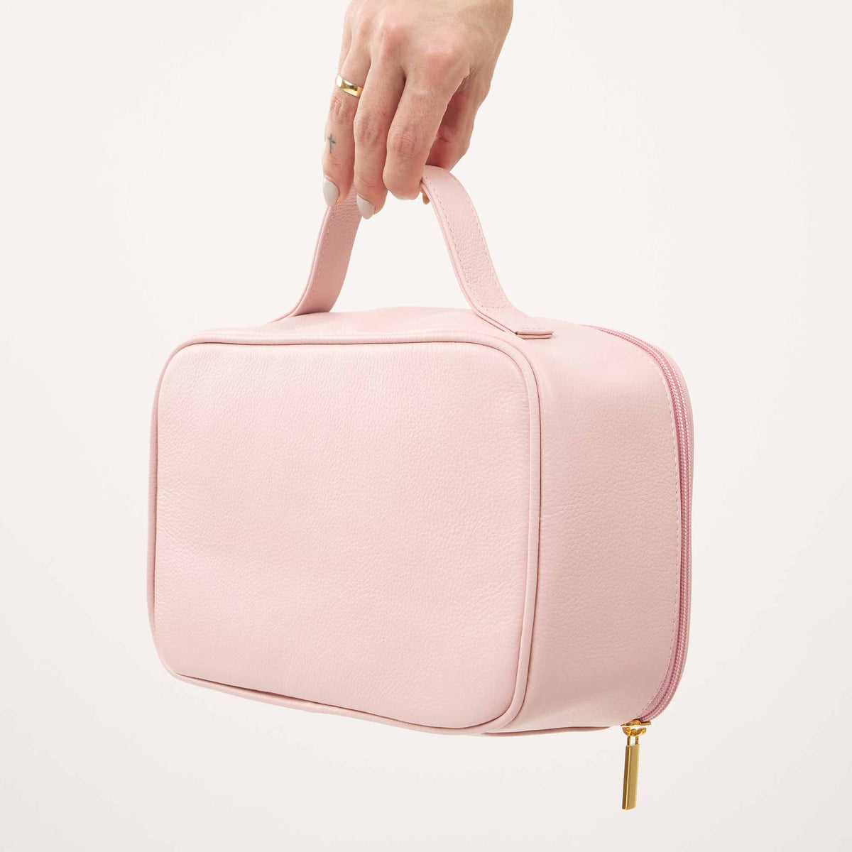Necessaire de Couro Legítimo com Visor | Artesanal