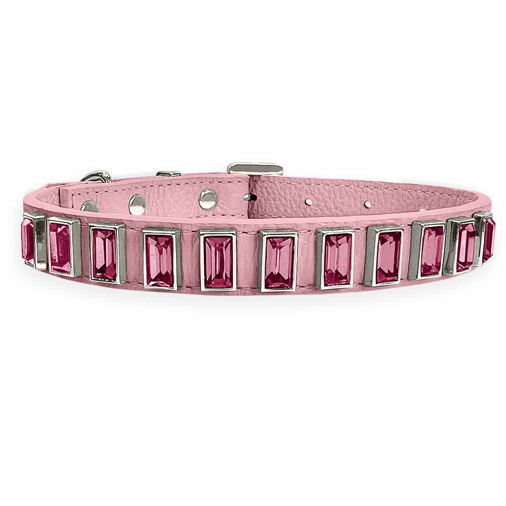 Coleira Personalizada para Cachorro com Strass | Ivy