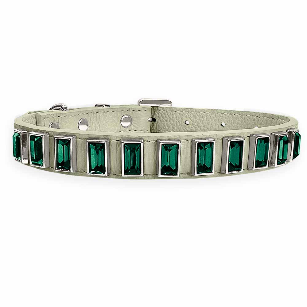 Coleira Personalizada para Cachorro com Strass | Ivy