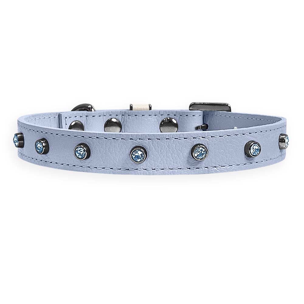 Coleira Personalizada para Cachorro com Strass | Alice