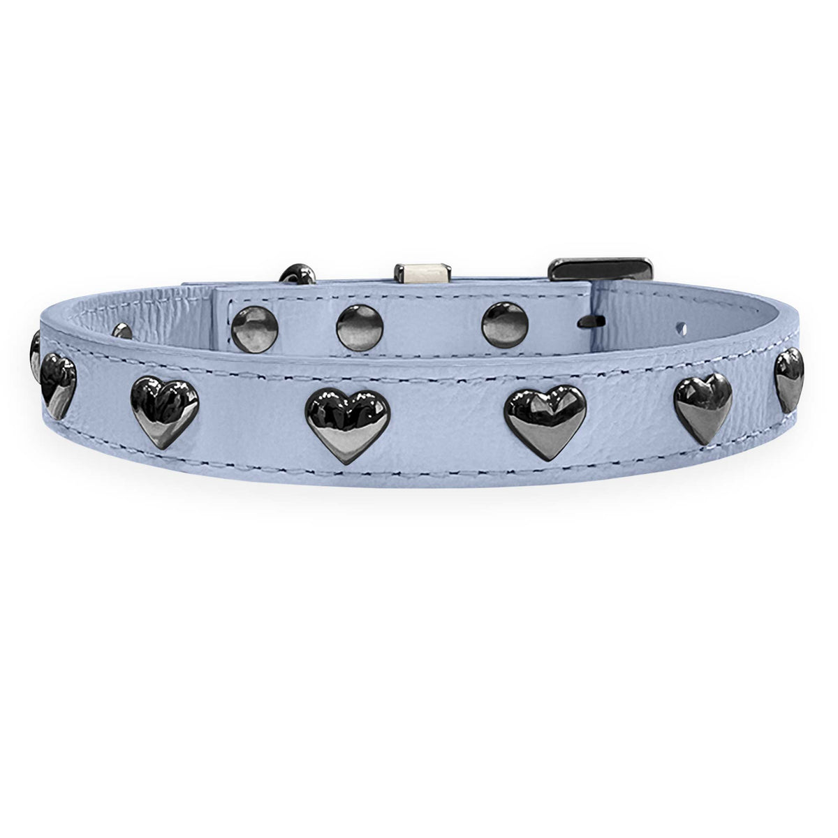 Coleira Personalizada para Cachorro com Corações | Stella