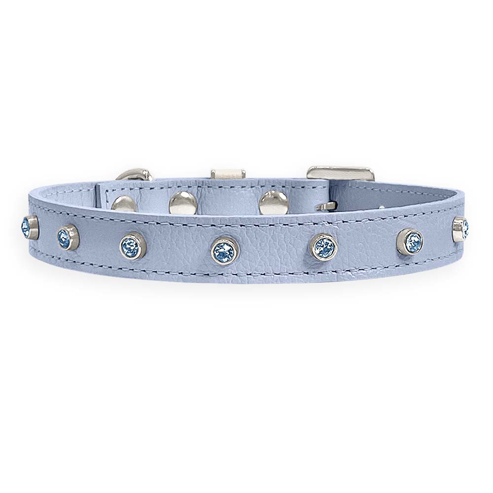 Coleira Personalizada para Cachorro com Strass | Alice