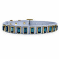 Allure com Off White e pedras Denim Blue