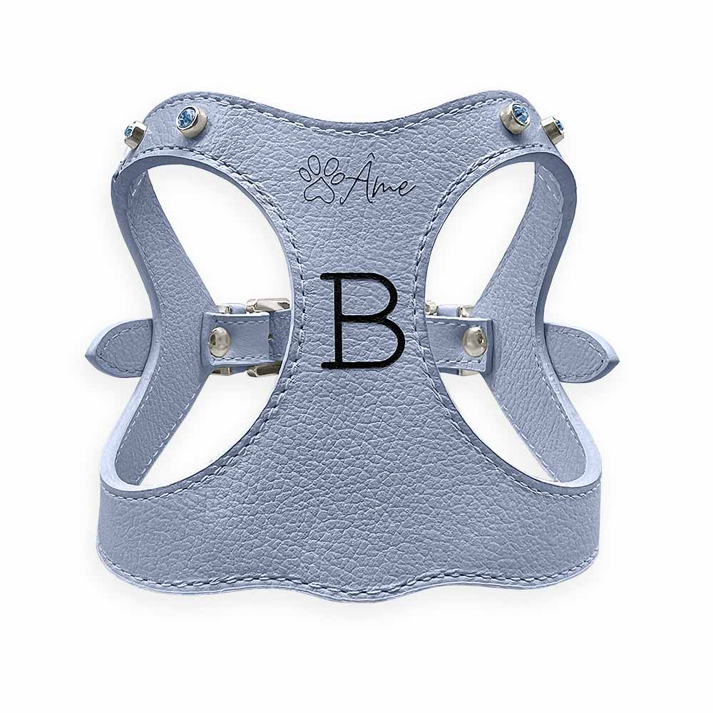 Peitoral de Couro para Cachorro Personalizado | Brownie