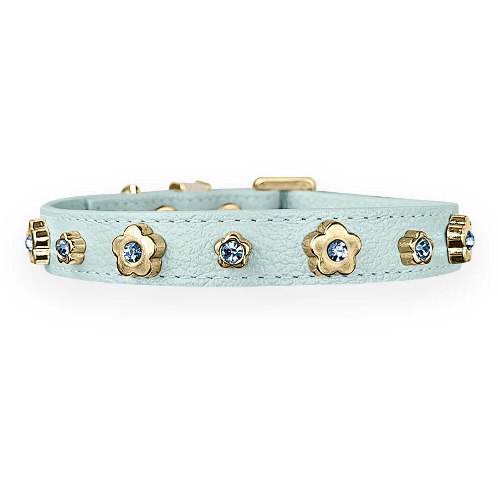 Coleira Personalizada para Cachorro com Flor | Kylie