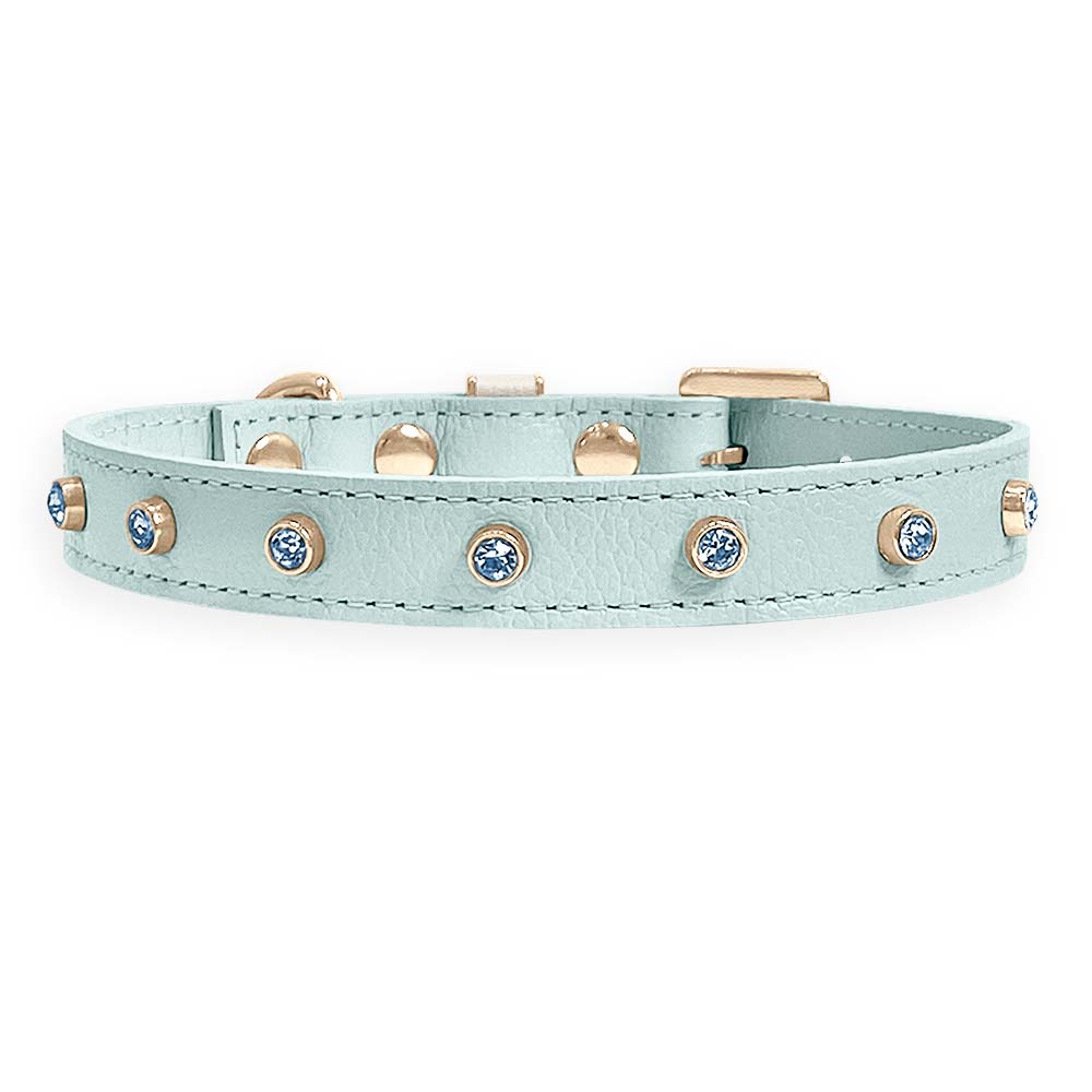 Coleira Personalizada para Cachorro com Strass | Alice