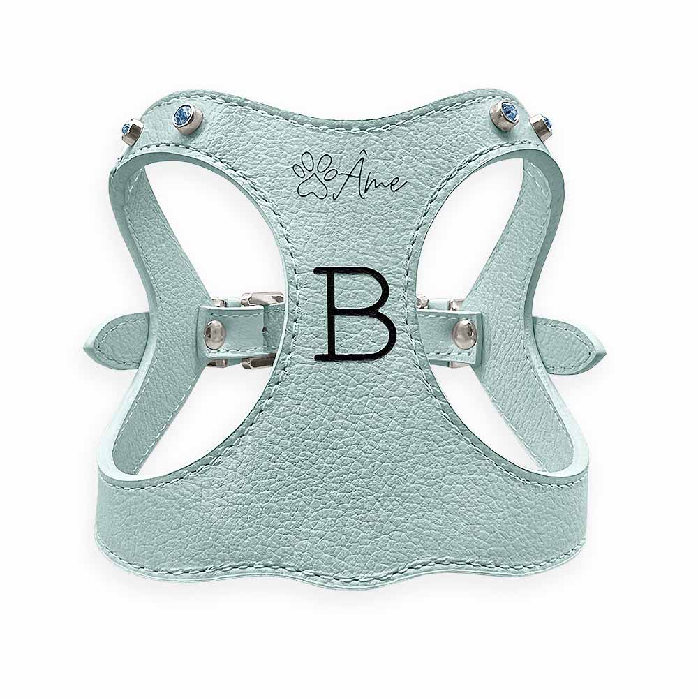Peitoral de Couro para Cachorro Personalizado | Brownie