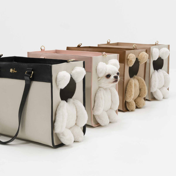 Bolsa de Passeio Pet com Efeito Ursinho | Teddy