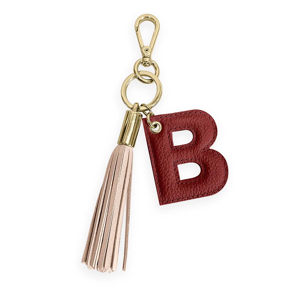 Chaveiro de Couro Personalizado com Inicial | Bia