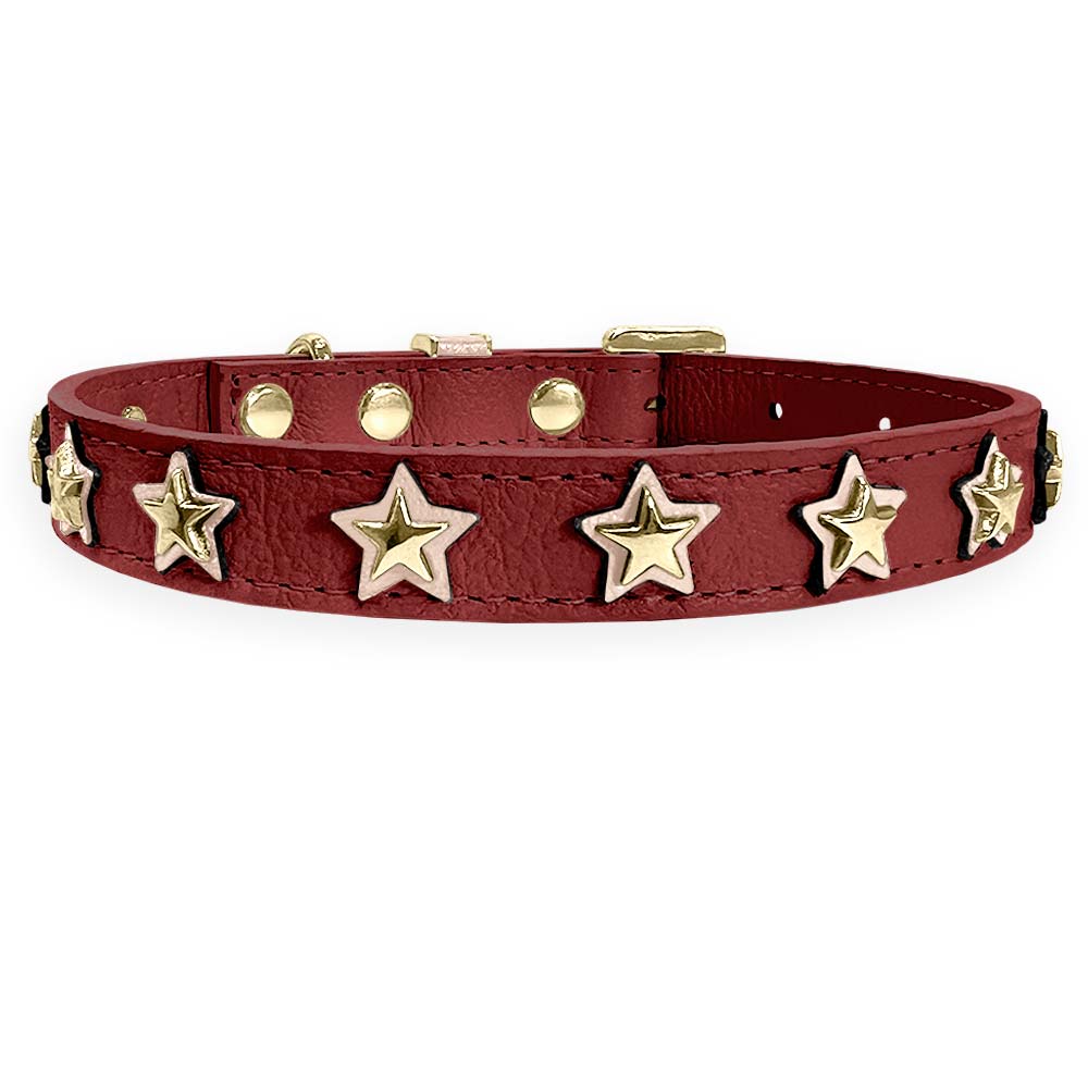 Coleira Personalizada para Cachorro com Estrelas | Órion