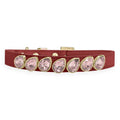 Borgonha com Rosa Bebê e pedras Light Rose