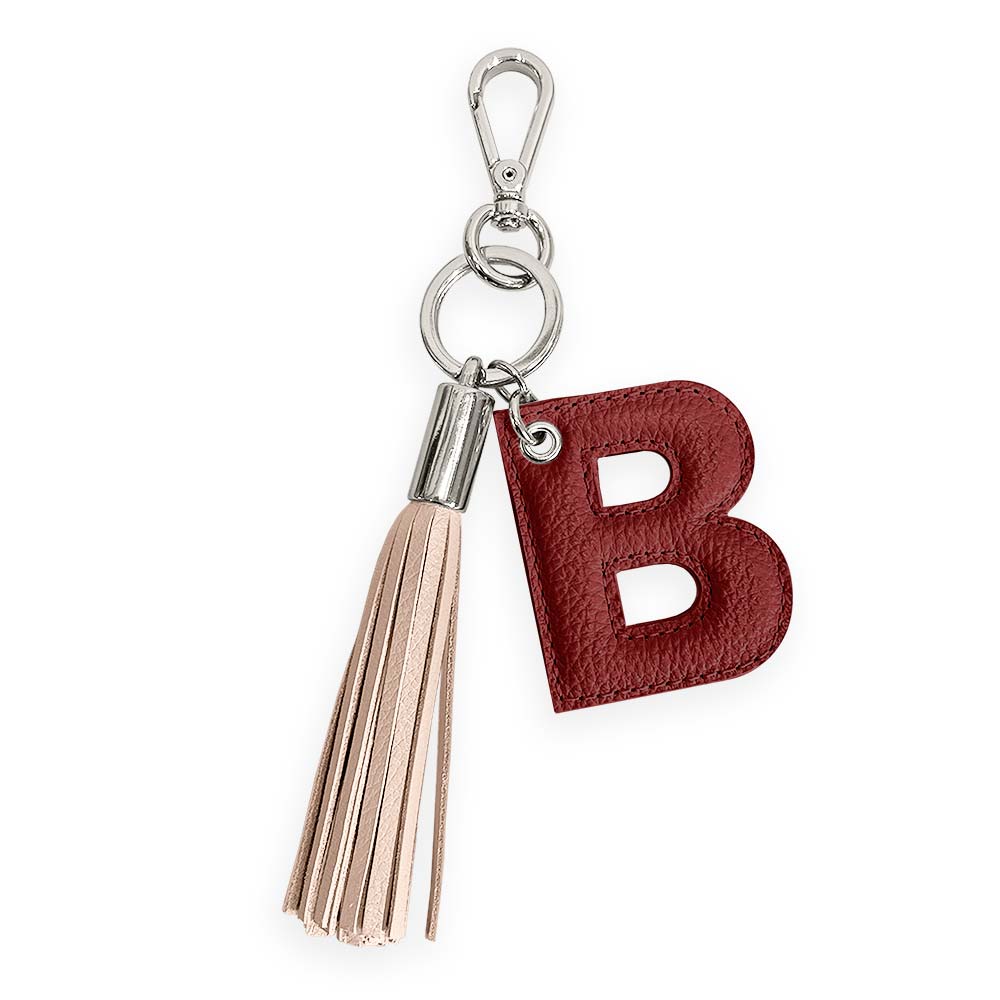 Chaveiro de Couro Personalizado com Inicial | Bia