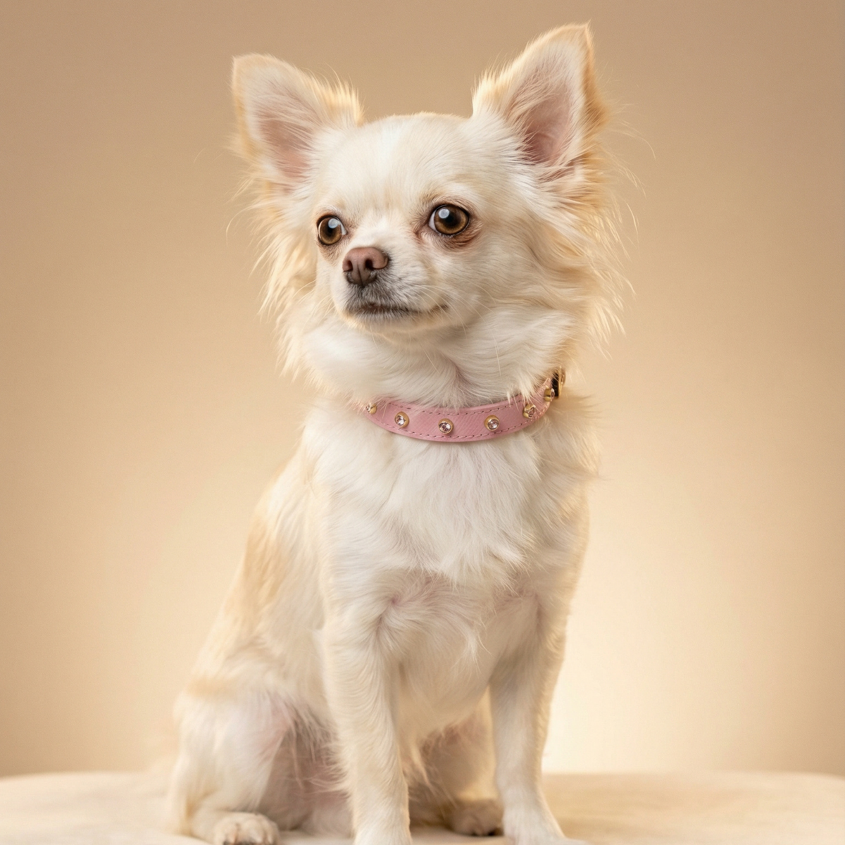Coleira Personalizada para Cachorro com Strass | Alice