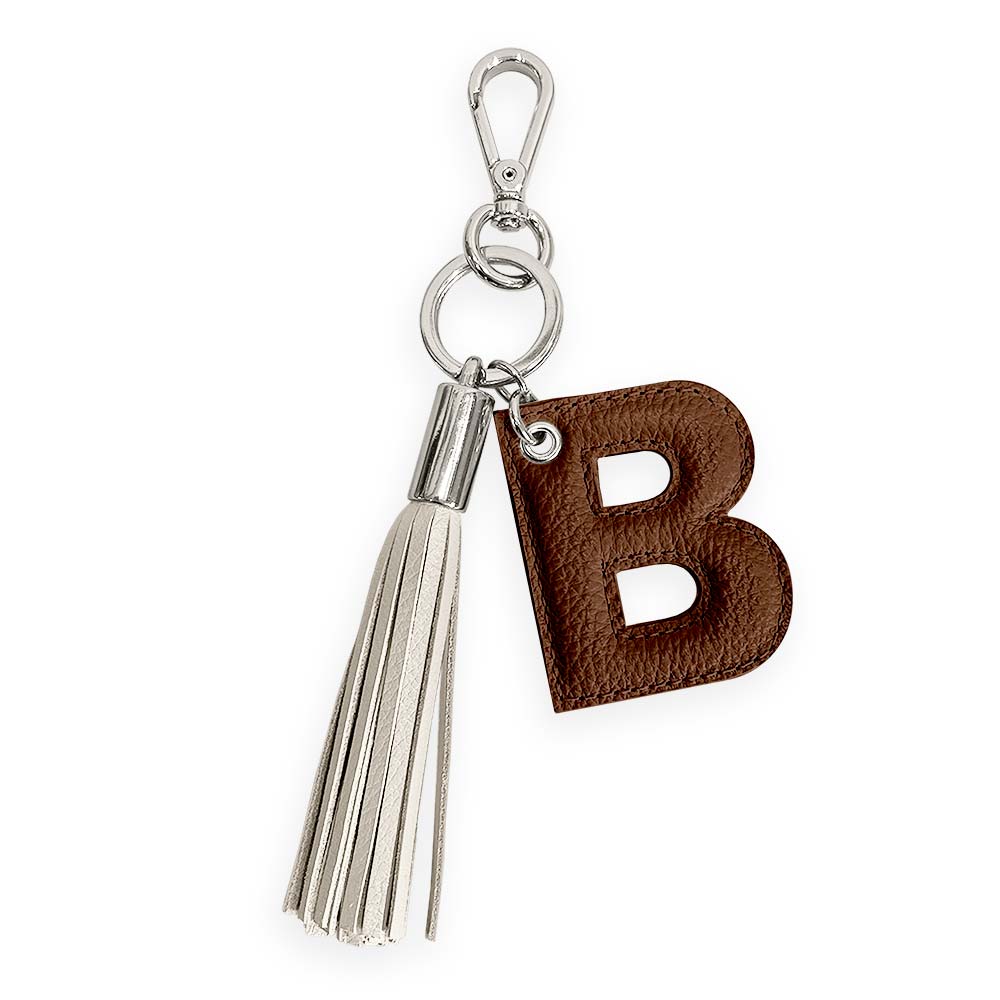 Chaveiro de Couro Personalizado com Inicial | Bia