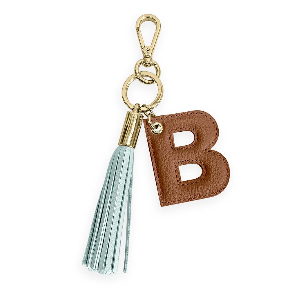 Chaveiro de Couro Personalizado com Inicial | Bia